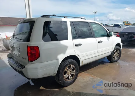 2004 Honda Pilot Ex-L from USA, damaged, VIN 2HKYF18544H543013